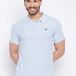 Duke Ice Blue Slim Fit Polo T-Shirt-picture-12