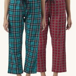 Dreamz by Pantaloons Red & Green Cotton Printed Pyjamas-image-60