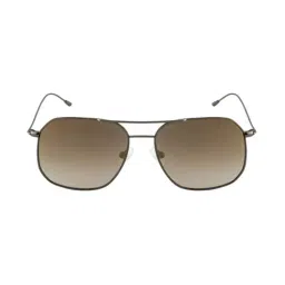 Opium Brown Beveled Sunglasses for Men-29