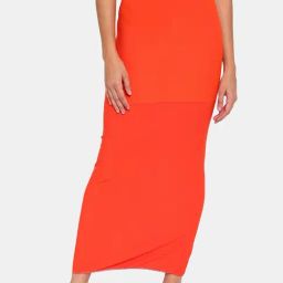 Zivame Orange Saree Shapewear-image-13