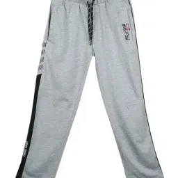 Monte Carlo Kids Grey Melange Textured Trackpants-image-84