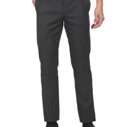 Arrow Grey Regular Fit Trousers-picture-33