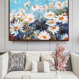 The Art House Abstract Multicolor Canvas Wall Painting-image-94