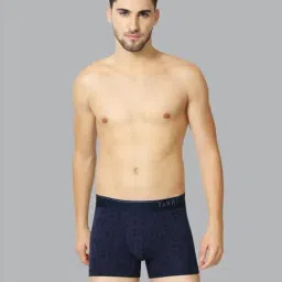 Vh Innerwear Blue Regular Fit Printed Trunks-picture-12