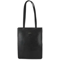 Woodland Black Textured Medium Shoulder Bag-36
