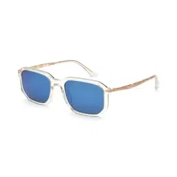 Police SPLF67K55880BSG Blue UV Protection Geometric Sunglasses for Men-picture-46