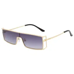 Ted Smith Grey Shield UV Protection Unisex Sunglasses-28