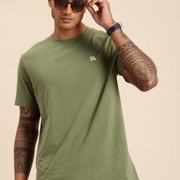 Being Human Pure Cotton Drop-Shoulder Sleeves Relaxed Fit T-shirt-picture-3