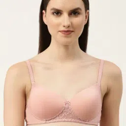Leading Lady Dusty Pink Full Coverage T-Shirt Bra-14