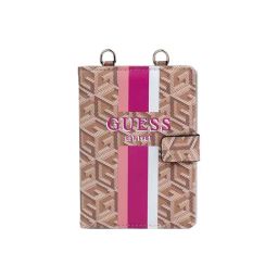 Guess Women's Multi Polyurethane Printed Passport Case-picture-17