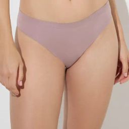 Wunderlove by Westside Mauve Invisible Hi-Leg Cotton-Blend Brief-picture-20