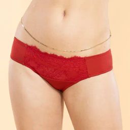 Enamor Red Lace Bikini Panty-19