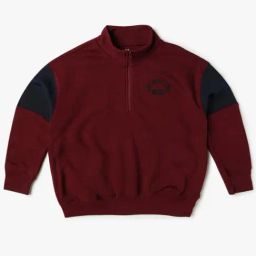 GAP Boys Maroon Blended Colourblocked Sweatshirt-image-77