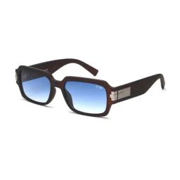 Irus Blue Rectangular Sunglasses For Men-image-87