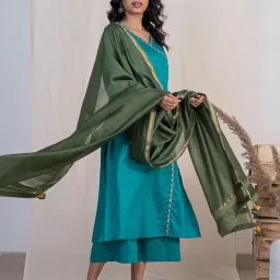 Akiso Jashn Green Chenderi Dupatta image 2
