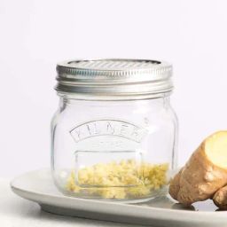 Kilner Transparent Glass Storage Jar With Fine Grater Lid (0.25 L)-image-14