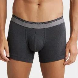 Jockey US60 Men's Super Combed Cotton Elastane Stretch Solid Trunk with Ultrasoft Waistband-picture-9