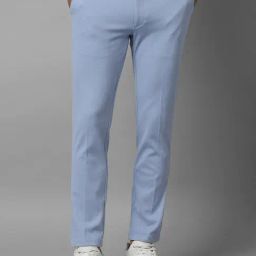 Louis Philippe Blue Regular Fit Trousers-image-43