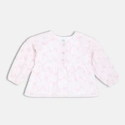 Miniklub Girls Pink Regular Fit Embroidered Top-image-36