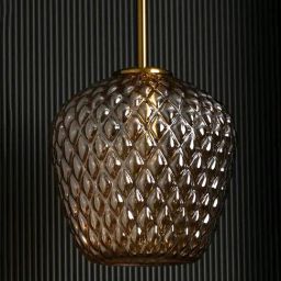 Whispering Homes Textured Pattern Bud Shape Pendant Lamp-image-41