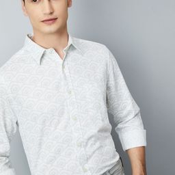 max Men Spread Collar Ethnic Motifs Printed Cotton Casual Shirt-image-39