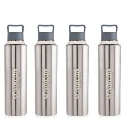 Nirlon Silver Stainless Steel Others FB_Eco Pure Grey 4Pcs-14