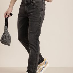 HERE&NOW Men Slim Fit Light Fade Stretchable Jeans-image-99