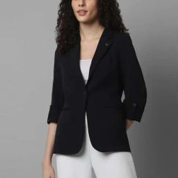 Allen Solly Black Regular Fit Formal Blazer-image-59