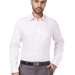 Raymond Red Contemporary Fit Texture Shirt-image-92