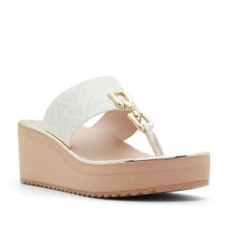 ALDO Women's Other White T-Strap Sandals-image-18