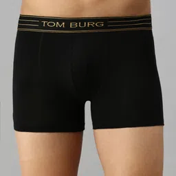 TOM BURG Men Pack Of 3 Solid Trunks 3055-29