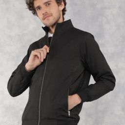 Crimsoune Club Black Regular Fit Printed Jacket-picture-13