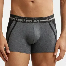 Jockey US21 Men's Super Combed Cotton Elastane Stretch Solid Trunk with Ultrasoft Waistband-image-44