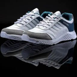 Asian Men's White Running Shoes-picture-43