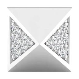 SHINE ETERNAL Lab Grown Diamond 14k (585) White Gold Earrings for Women-image-56
