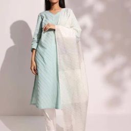 Fabindia Beige Printed Dupatta-image-19