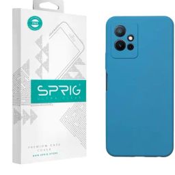 Sprig Liquid Silicone Back Cover for Vivo T1 5G (Blue)-image-45