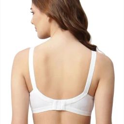 Cukoo Multicolor Solid Full Coverage Non-Wired Bra - Pack of 3 image 4