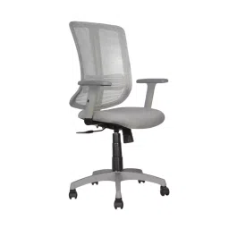 Rose Wave Ergonomic Office Chair Mid Back Grey India-image-85
