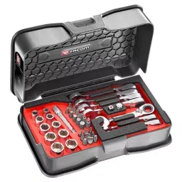 FACOM 6-14 mm Satin Chrome Ratchet Multifunction Wrench Kit, 467BS.BOXPB-29