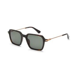 Police SPLL10K52722SG Green UV Protected Square Unisex Sunglasses-image-73