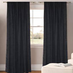 Dekor World Multicoloured Set of 2 Sheer Window Curtain-image-90