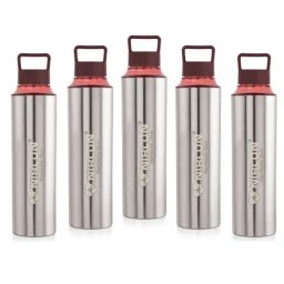 Nirlon Silver Stainless Steel Others FB_Eco Pure Brown 5Pcs-35