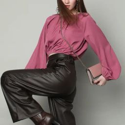 Vero Moda Pink Regular Fit Crop Top-image-48