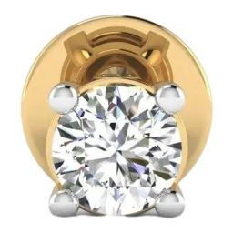 SHINE ETERNAL Lab Grown Diamond 18k (750) Yellow Gold Earrings for Women-image-58