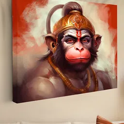 Livin'luxe Brown & Grey Hanuman Canvas Wall Art-image-31