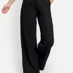Broadstar Black High Rise Trousers-image-100