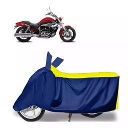 Auto Pearl Bike Cover for Hyosung Aquila Pro 650 (Yellow & Blue)-image-43