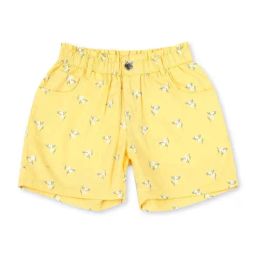 Gini & Jony Kids Yellow Cotton Printed Shorts-image-54
