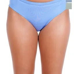 Liigne Pack Of 3 Cotton Mid Rise Basic Briefs VCPC1908-XS-image-57